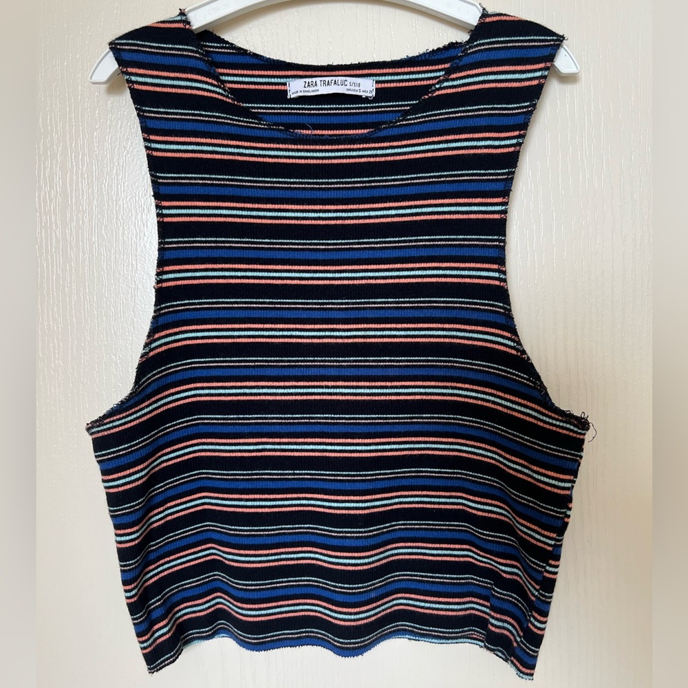 Zara Crop Top Multicolor Size S